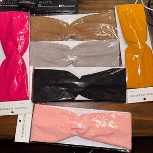 Fashion Women's Headband Set - Pink, Tan, Gray, Black, Orange, Hot pink